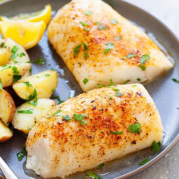 Baked cod is one of the best cod recipes.