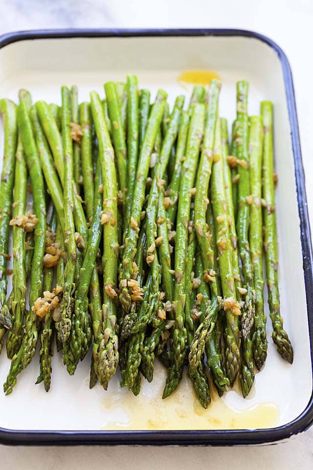 Easy and simple sauteed asparagus recipes.