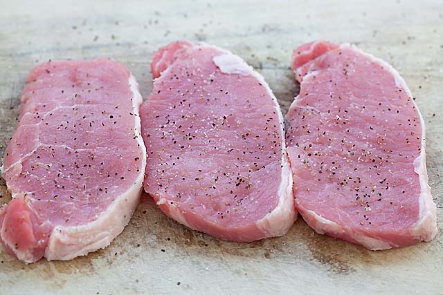 boneless pork chops