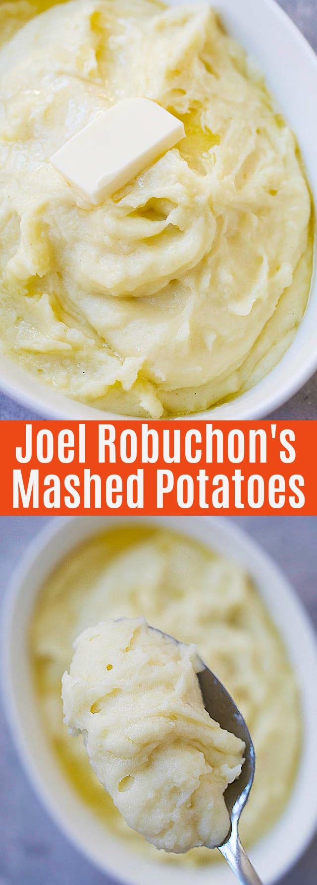 Joel Robuchon's Mashed Potatoes - the best mashed potatoes recipe in the whole world. Learn how to make perfect mashed potatoes,  complete with step-by-step picture guide.