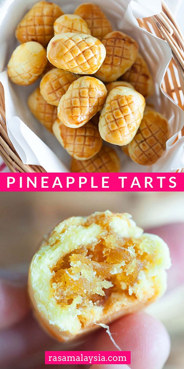 Pineapple tarts are a must for Chinese New Year. This is an easy and the best pineapple tarts recipe ever! Makes 30 crumbly and buttery pineapple tarts.